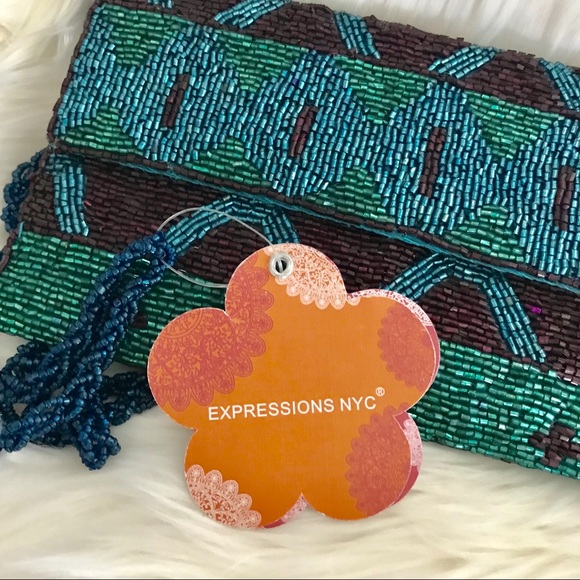 Expressions NYC Beaded Clutch - Picture 3 of 6